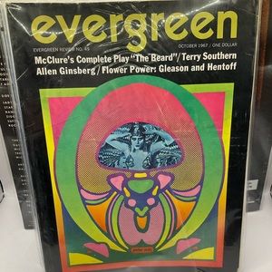 EVERGREEN REVIEW #49 - October 1967 - PETER MAX, ALLEN GINSBERG, MICHAEL McCLURE